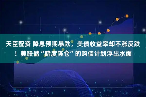 天臣配资 降息预期暴跌，美债收益率却不涨反跌！美联储“暗度陈仓”的购债计划浮出水面